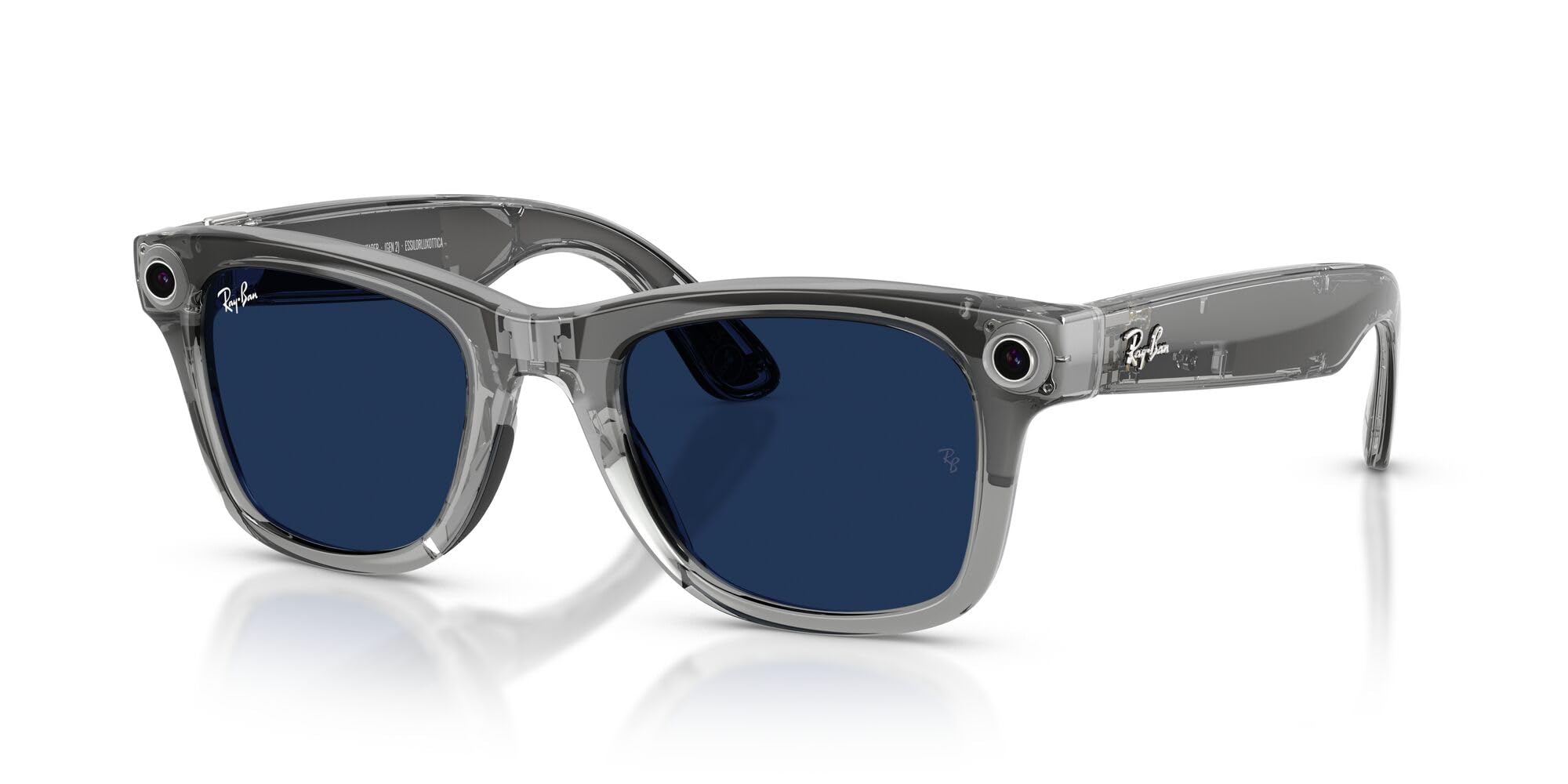 Ray-Ban (Carowayfarer (Gen 2) brillante transparente transparente Transitions® gafas de zafiro