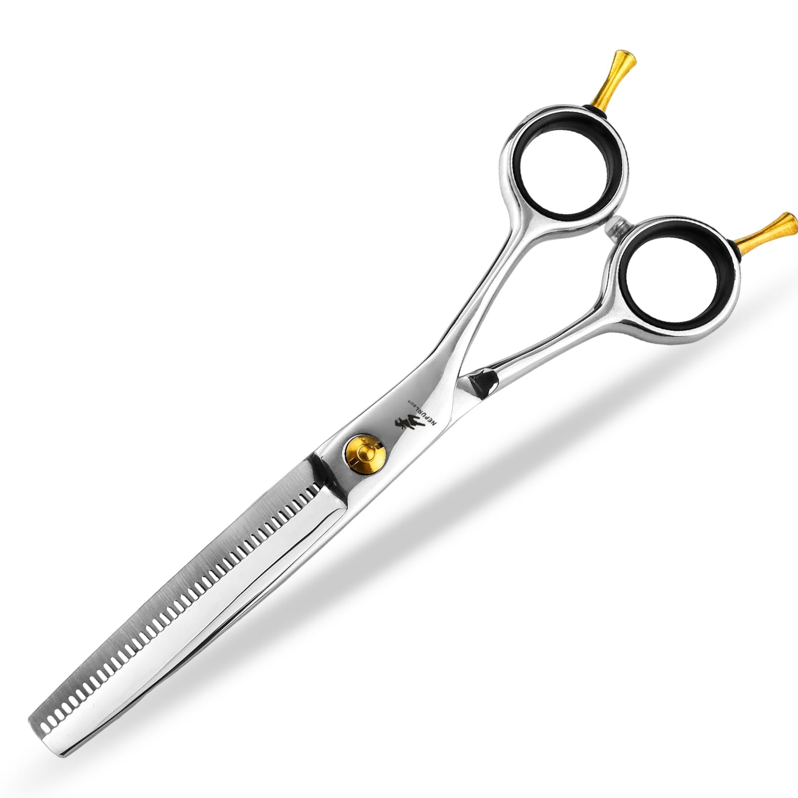 Ciseaux à effiler argentés 15,2 cm pour sculpter votre coupe de cheveux en famille