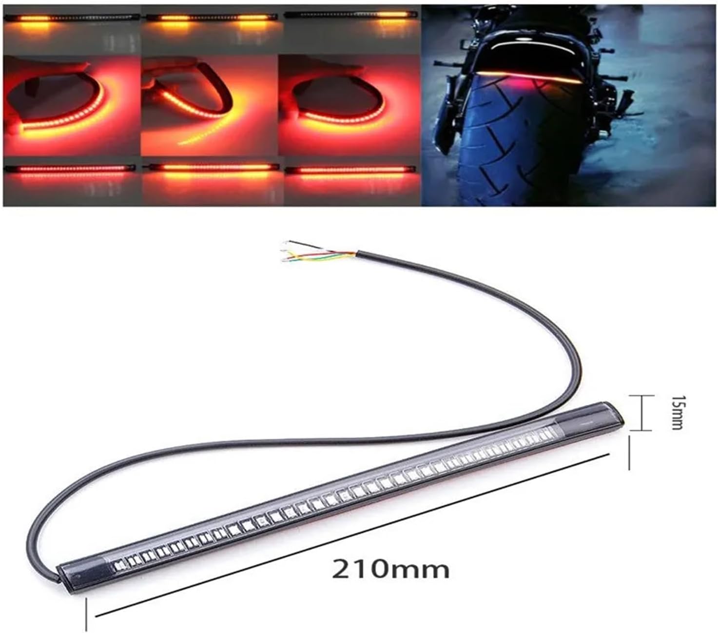 オートバイブレーキストップライト 2835 3014 SMD ユニバーサル