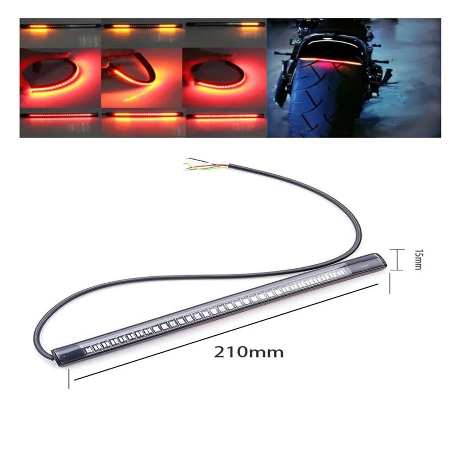 Luce stop freno moto 2835 3014 SMD Indicatoris Motos