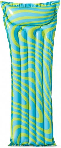 Blue Inflatable Lounger Mat 183 x 69 cm