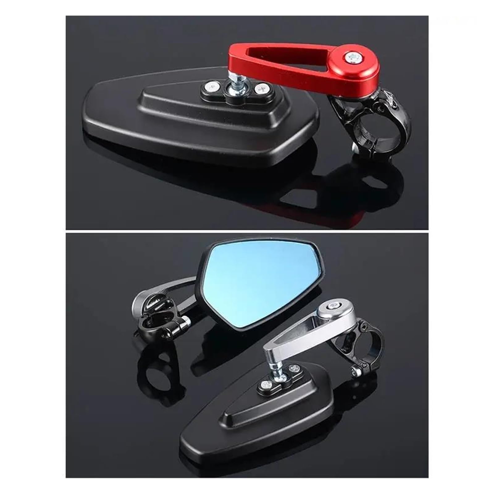 składane lusterka wsteczne Do Z800 Ex650 Do Vulcan 900 Er5 Do Kle 500 Do Vulcan 800 Do 300 Lusterko motocyklowe 22 mm Lusterka boczne na kierownicę(1)