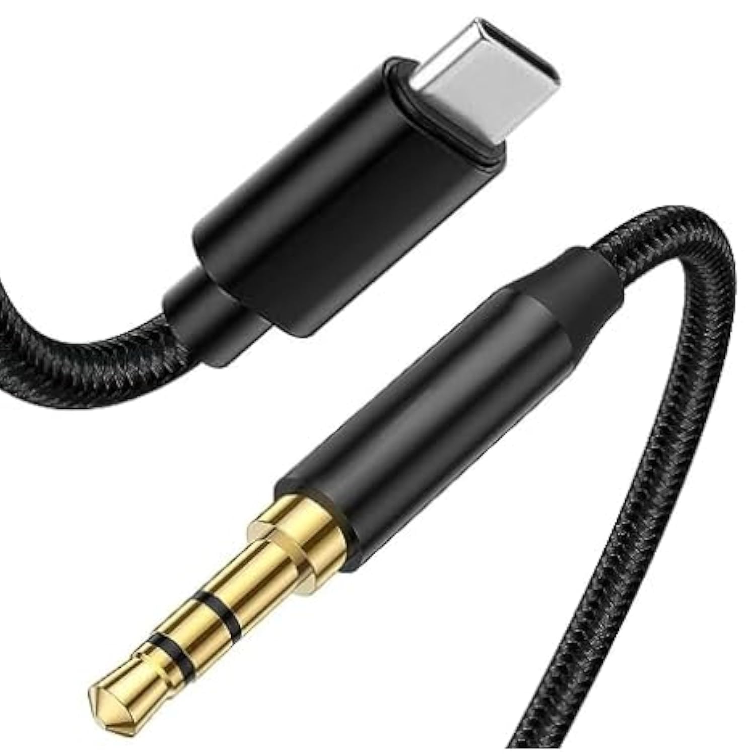 USB C Aux Cable 3.3FT/1M Type C to 3.5mm Jack Adapter Audio Headphone Stereo Cord Car Compatible with Samsung Galaxy S23 S22 S21 S20 Google Pixel 2/3/4 XL and Smartphone