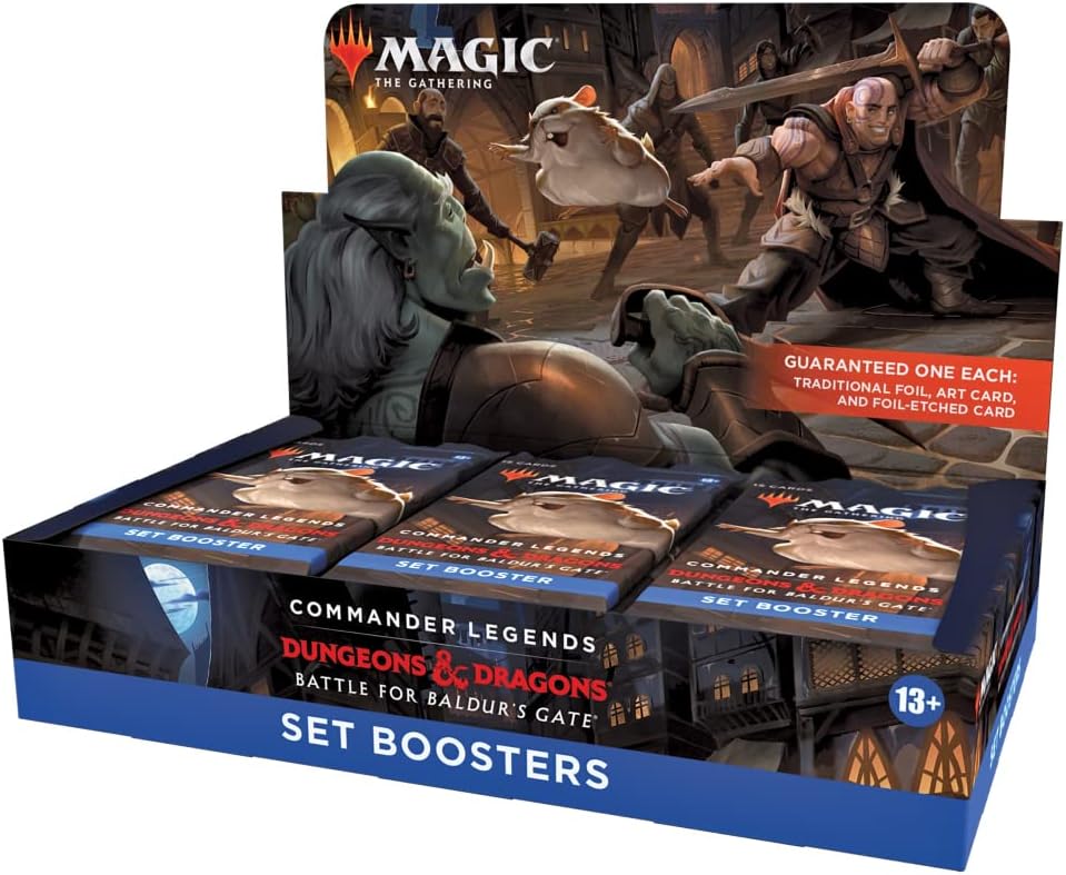 Magic The Gathering Commander Legends: Battle for Baldur's Gate Set Booster Box 18 Packs 270 Cards