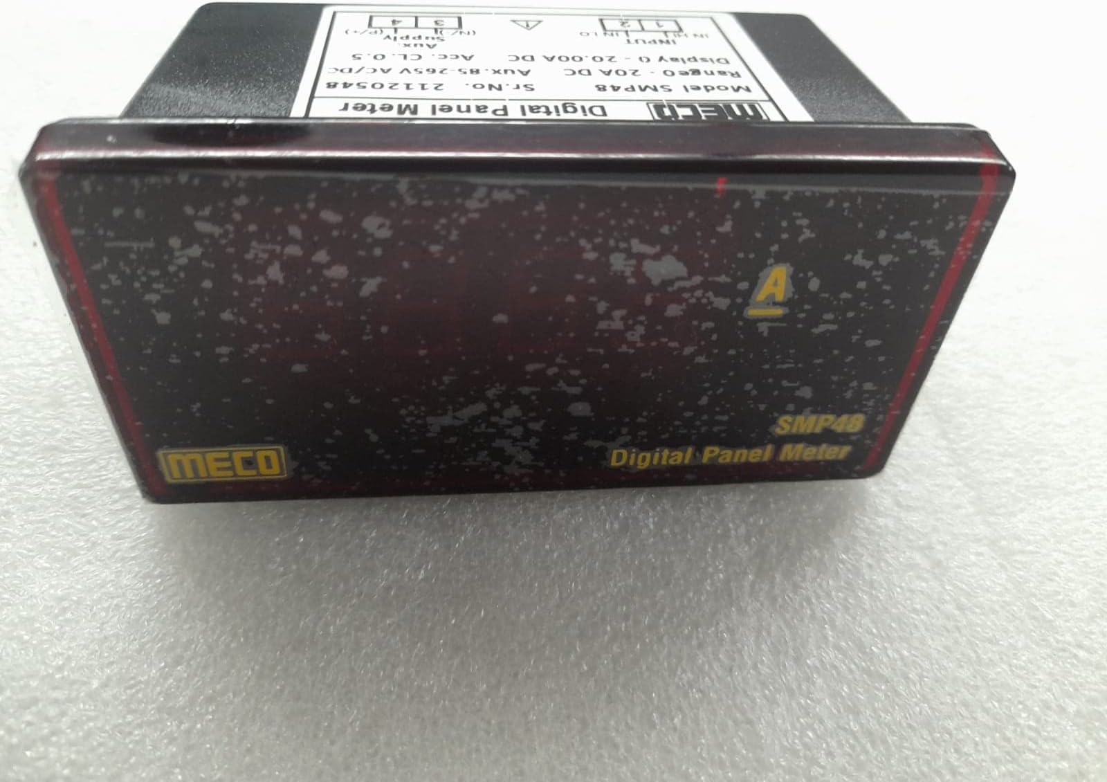 MECO SMP48 Digital Panel Meter 20.00A DC (48x96mm)