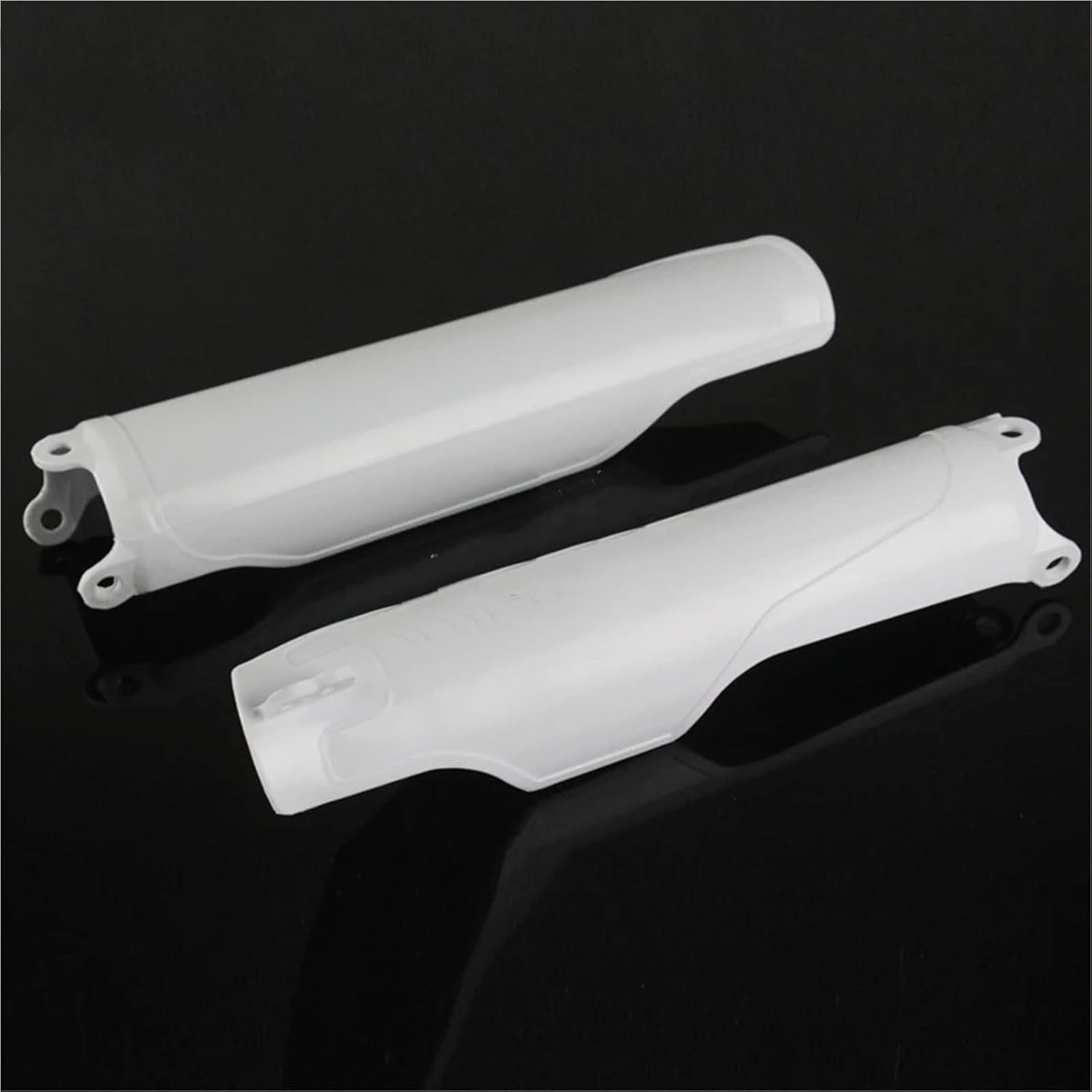 Fit for Honda 93-18 Cr125 Cr250 Cr500 Crf250r Crf450r Motocross Racing Front Fork Guard Fork Cover CR CRF 125 250 450 500 Powersports Fork Guards Front Shock Covers Gaiters(Black)