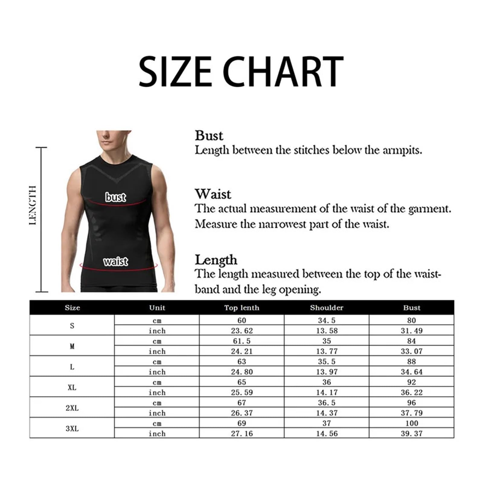 Camiseta CompresióN Hombre 2 uds chaleco moldeador for hombres, chaleco adelgazante, camisas de compresión moldeadoras de cuerpo, camiseta sin mangas, camisetas de Fitness sin mangas con Control de ba