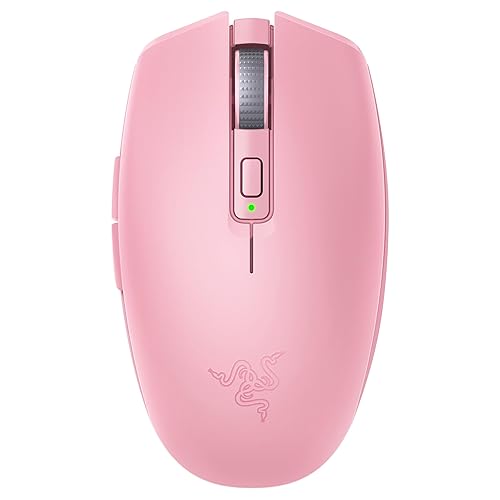 Razer Orochi V2 - Mobile Wireless Gaming Mouse with up to 950 Hours of Battery Life (Ultra Lightweight Design, HyperSpeed Wireless and Bluetooth, 2nd Gen Mechanical Mouse Switches) Quartz Pink - Quartz