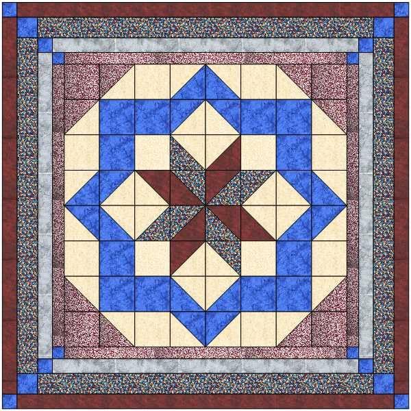 Easy Quilt Kit Constellation/Patriotic/Precut