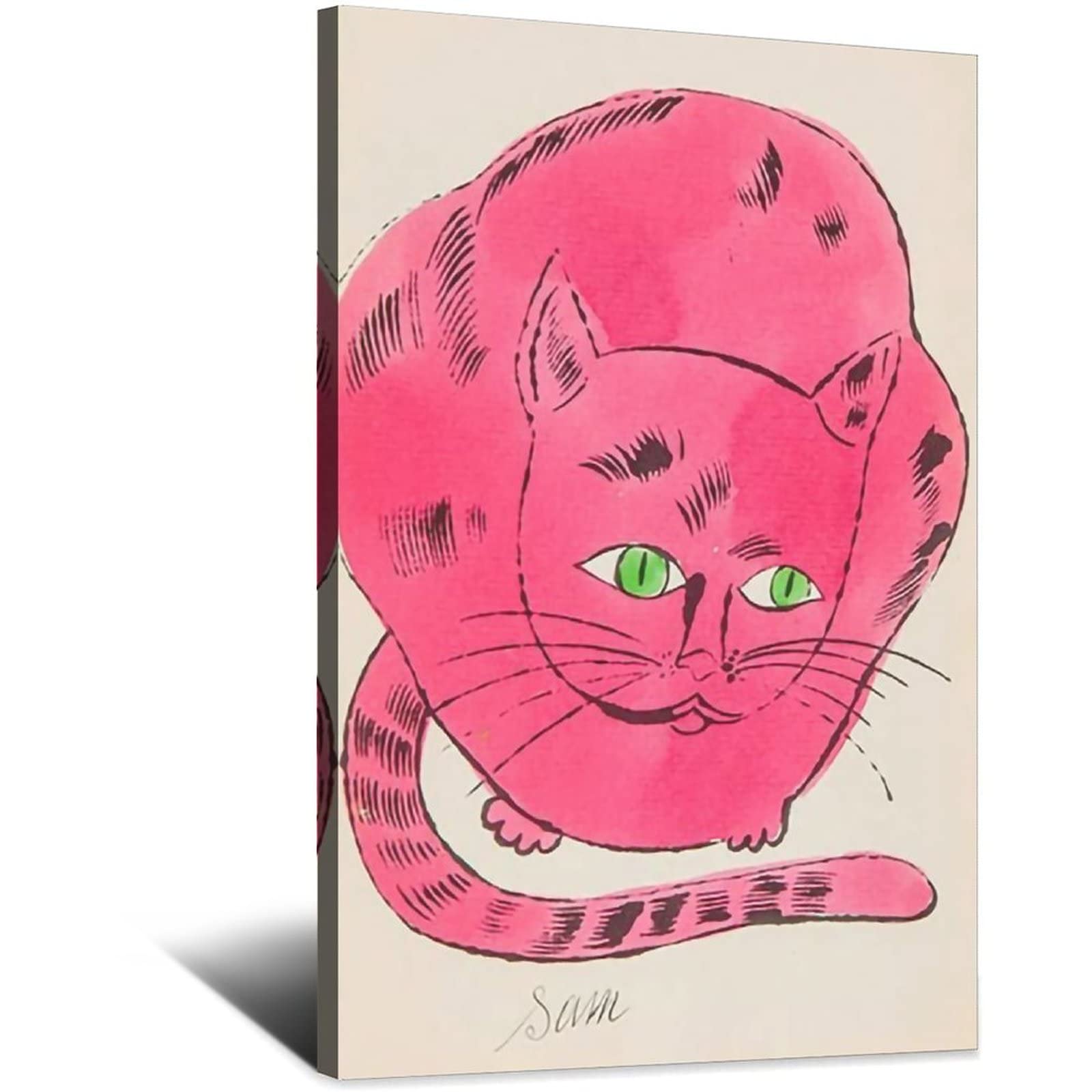 Amazon.co.jp: アンディ・ウォーホルの有名な作品（ピンクの猫