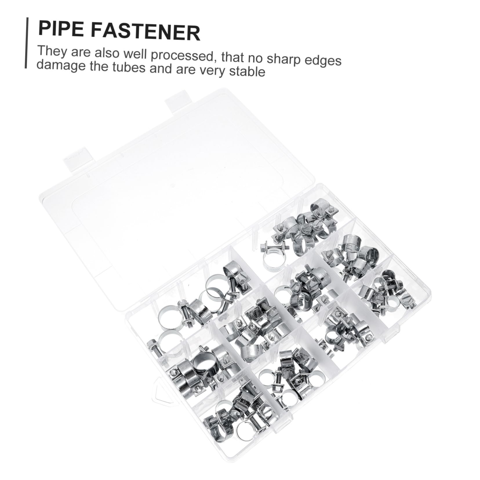Lurrose 60pièces Colliers De Serrage Pour Gaz Colliers De Serrage Pour Tuyaux De Gaz Pour