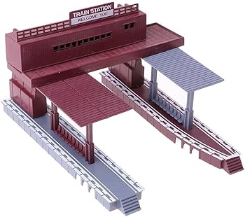 HOゲージ　ローカル駅と駅前ジオラマセット HOゲージ ローカル駅と駅前ジオラマセット HOゲージ ローカル駅