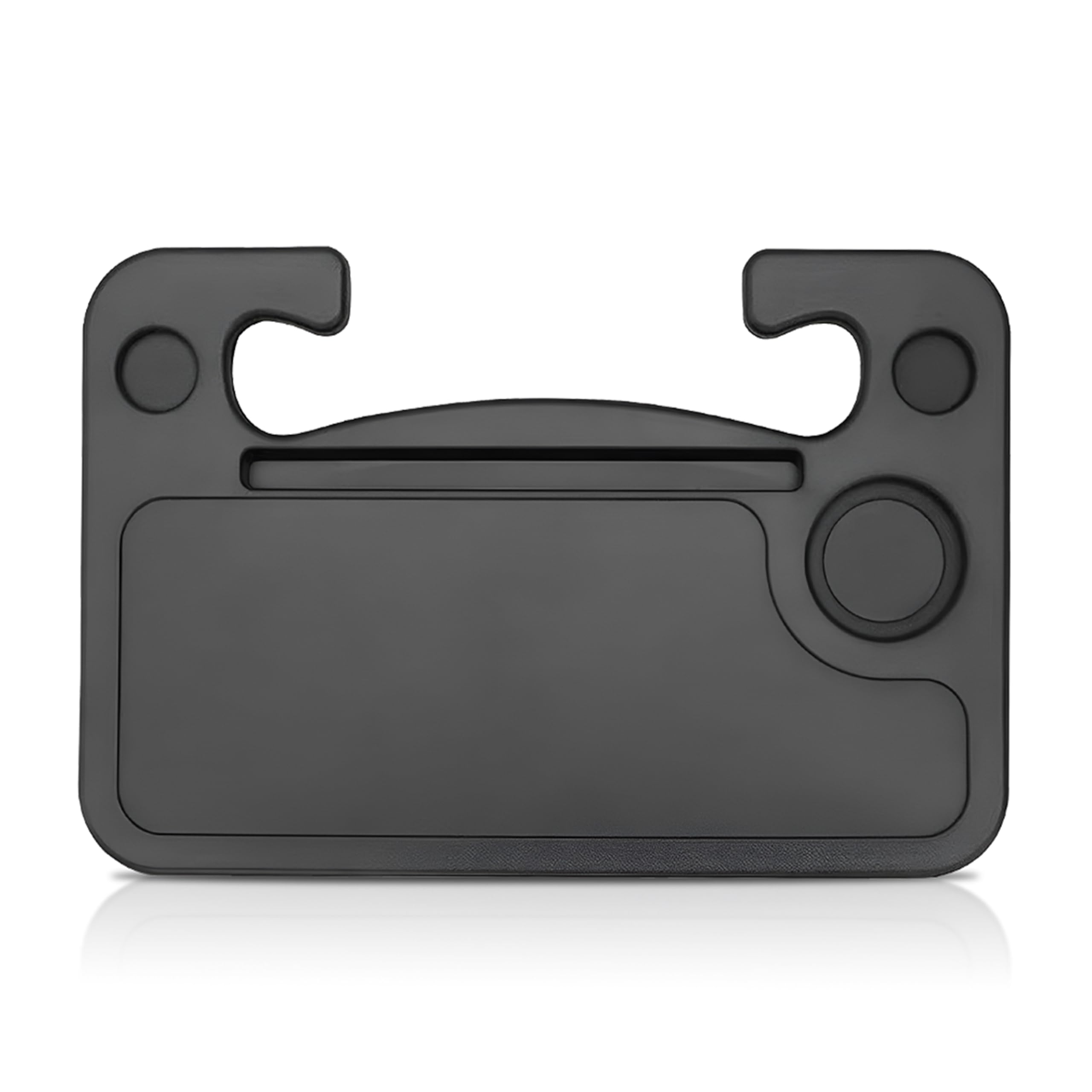 OBEROI'S TRADERS Multifunctional Car Steering Wheel Tray I Portable Laptop Desk & Food Tray for Car, Dual-Sided for Eating, Writing & Working, Universal Vehicle Accessory for All Cars
