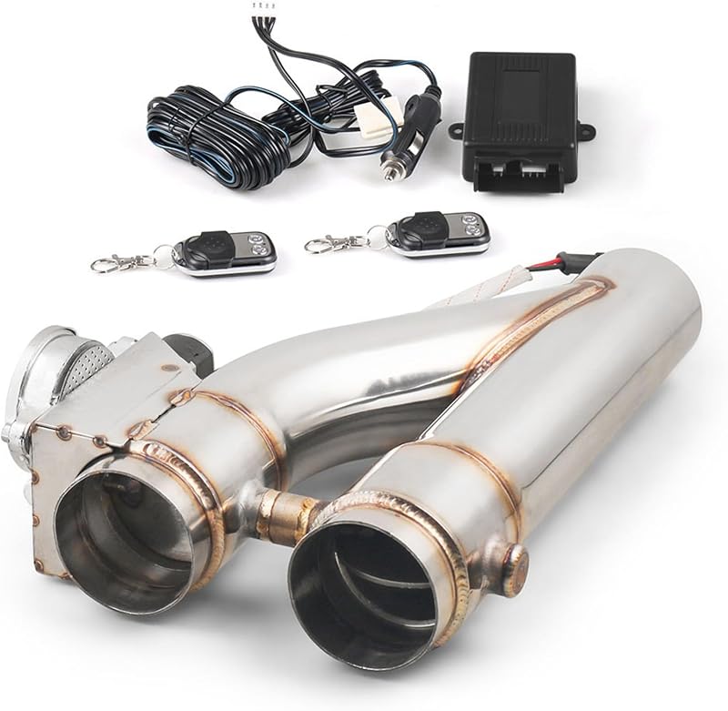 Kit de tubo de escapamento universal Dyno Racing em aço inoxidável de 51 mm – 1 unidade