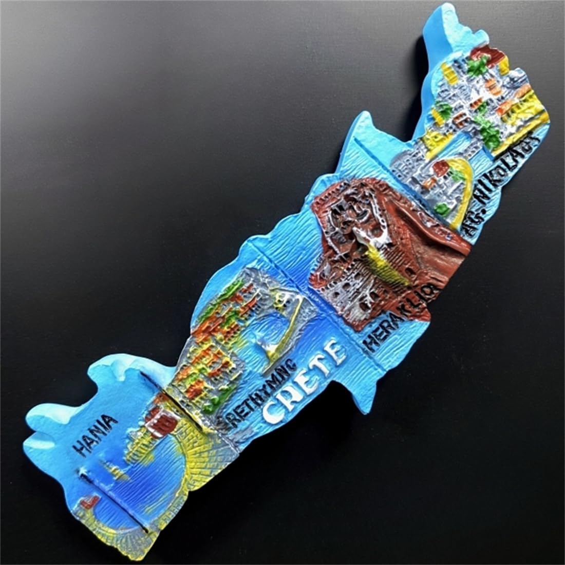 Cyprus Creatieve Zeilboot Kaart Koelkast Magneet 3D Reizen Souvenir Cyprus Creatieve Zeilboot Kaart Koelkast Magneet 3D Reizen Souvenir