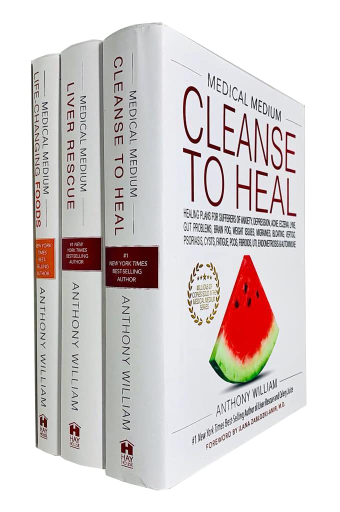 Medical Medium Series 3 Books Collection Set By Anthony William (Cleanse to Heal, Liver Rescue, Life-Changing Foods) Hardcover – 17 Dec. 2022