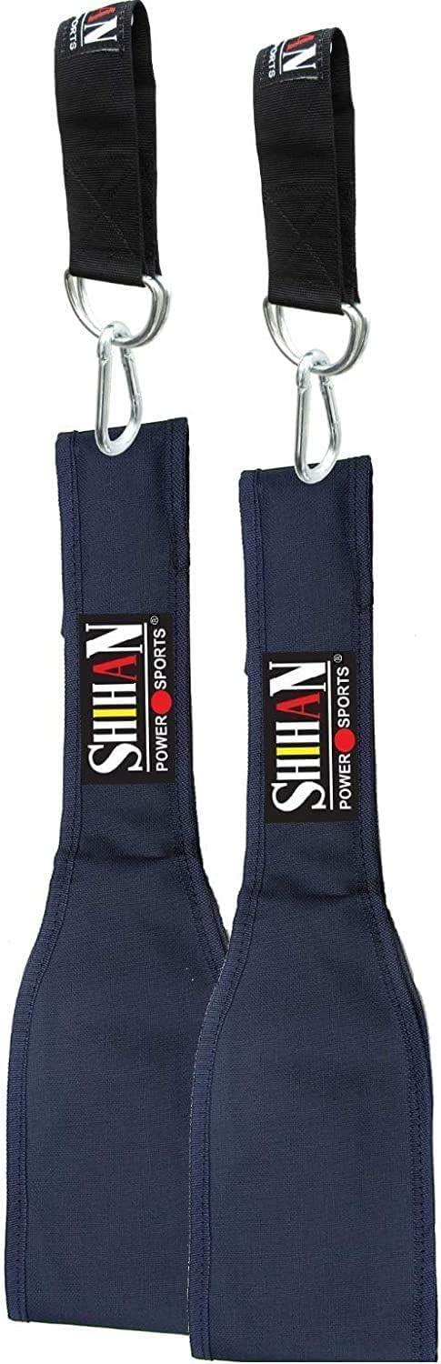 PORTABLE Ab Straps/Slings Shihan BLUE DENVER Standard AB-Crunch Sling AB Straps Weight Lifting Boxing Hanging Gym for Men/Women