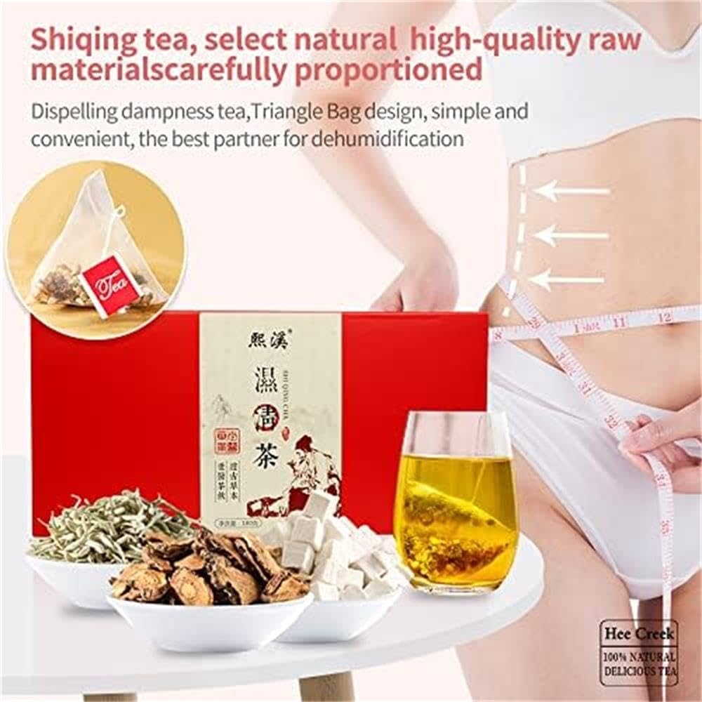 Hee Creek Shiqing Tea 6.3oz/180g(30pack) Red beans, Coix Seed,Gorgon Fruit,Chinese Herbal Tea,Dampness Clearing 湿清茶 红豆薏米茶 去湿茶 - Image 2