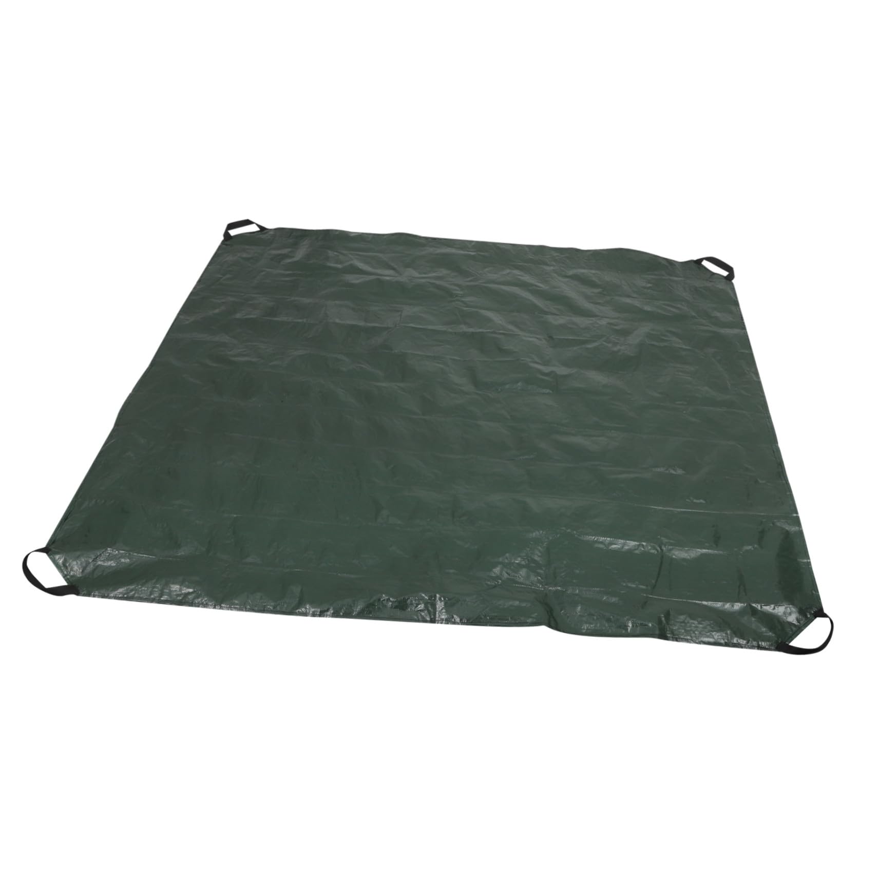 ibasenice de Collecte Jardin Pliable avec Poignées Capacité Bâche Verte Résistante pour Déchets Verts et Ramassage Gazon Rangement Compact Intérieur et Extérieur