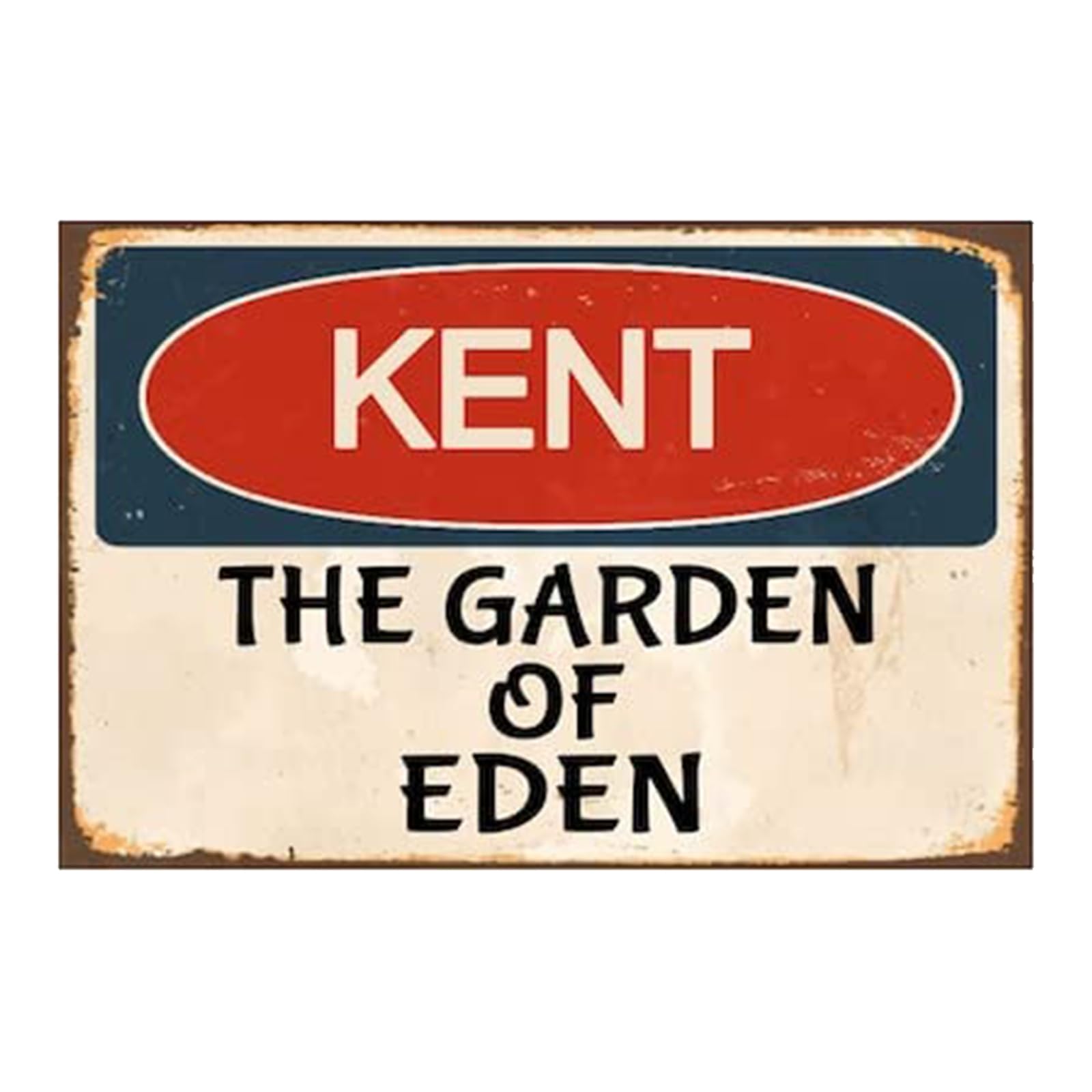 VINTAGE 1970 USA SIGNS ボード Vintage US Steel Porcelain USS Cyclone Fence Sign 12.5