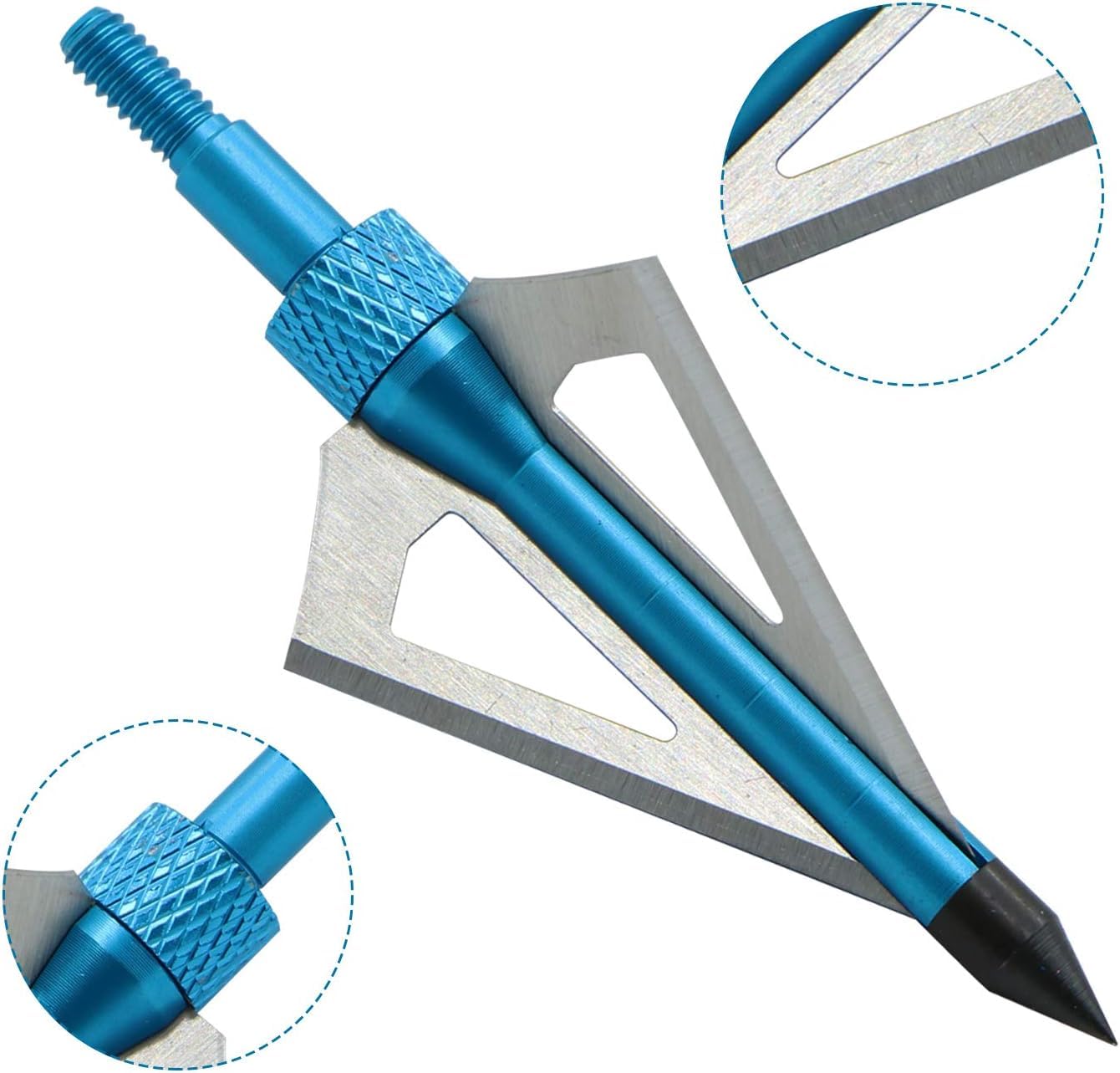 Futaba Archery Archery Broadheads Points 100 Grain - Blue 1