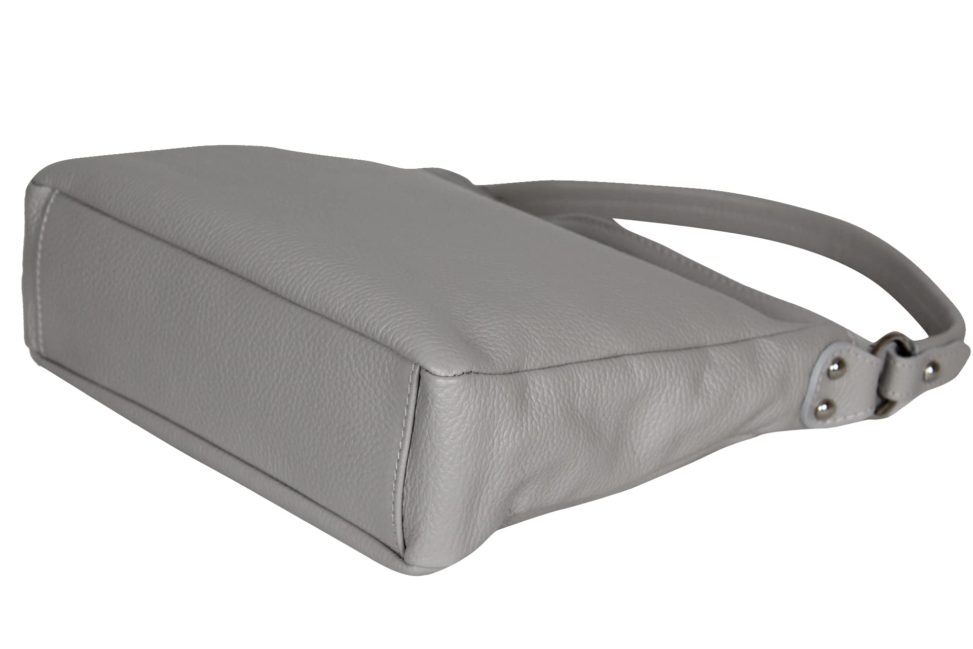 AMBRA Moda GL35 - Borsa a mano, borsa a spalla, borsa a tracolla donna in vera pelle vacchetta grana