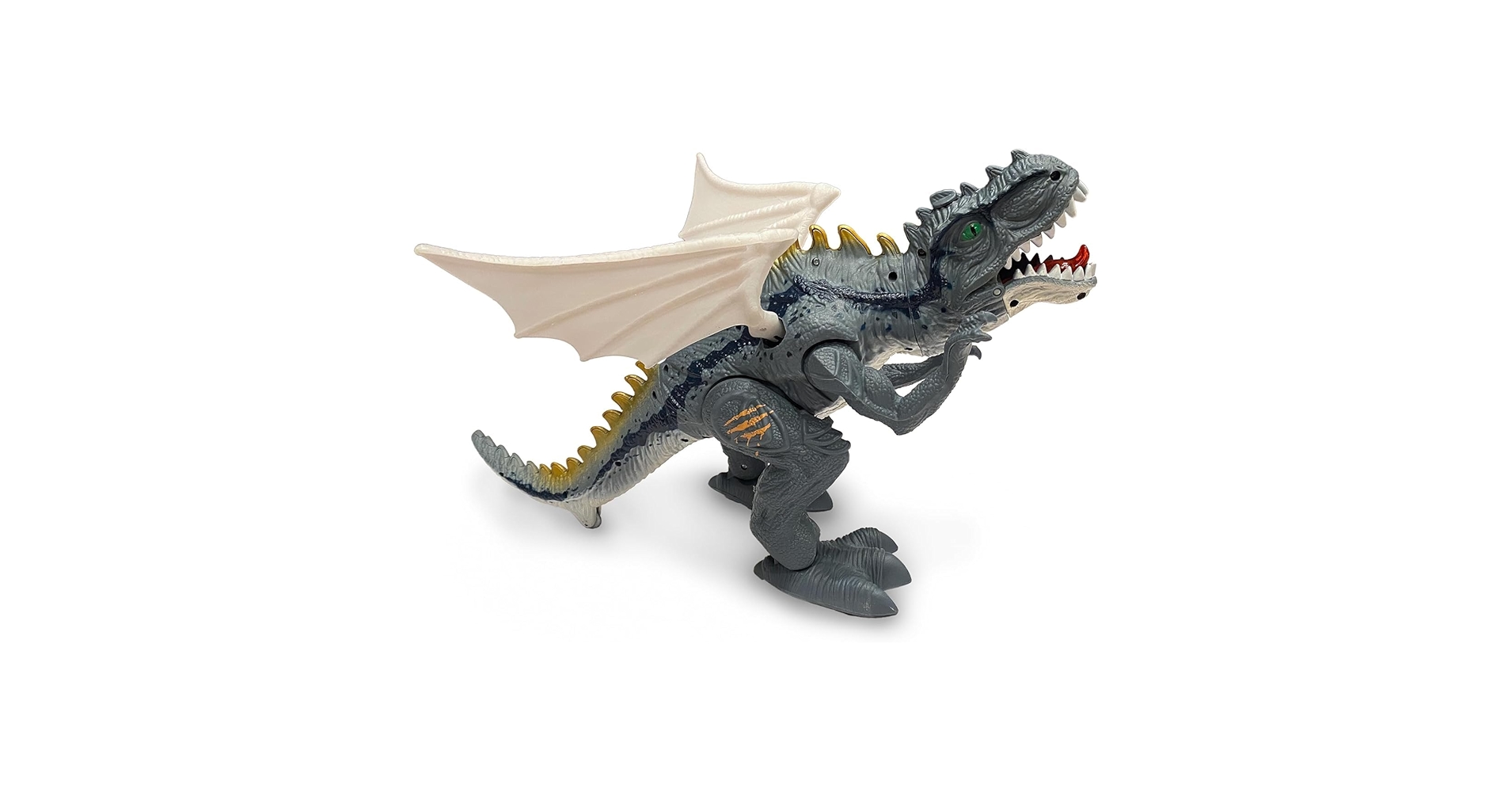 Amazon.com: Geospace New Dragon Walking Dinosaur Toy – Smoke
