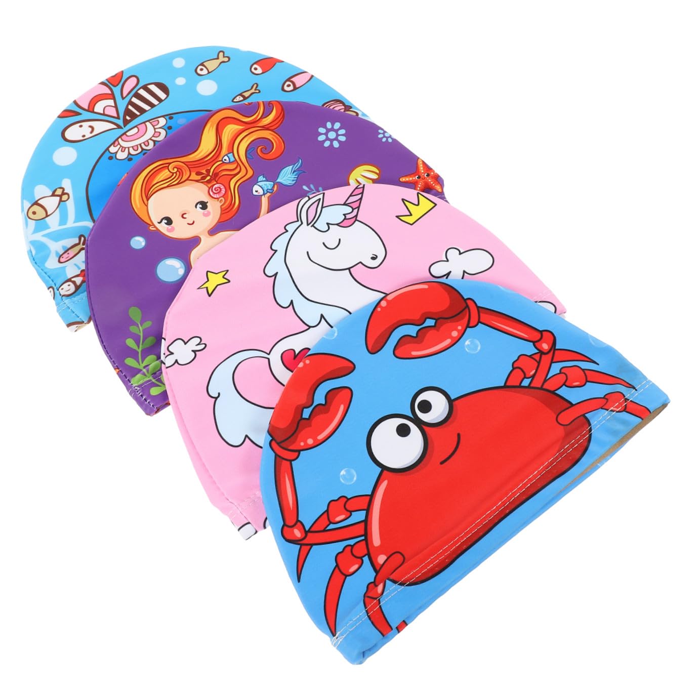 UKCOCO 20 Cuffia Design Antiscivolo Elastica e Resistente Cappello Unisex per Ragazzi e Ragazze