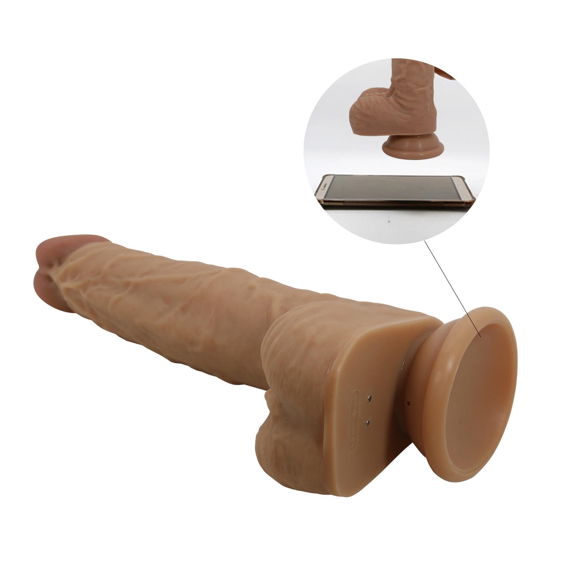 Pretty Love Jonathan - Vibrador Piel Realista Marrón claro 15