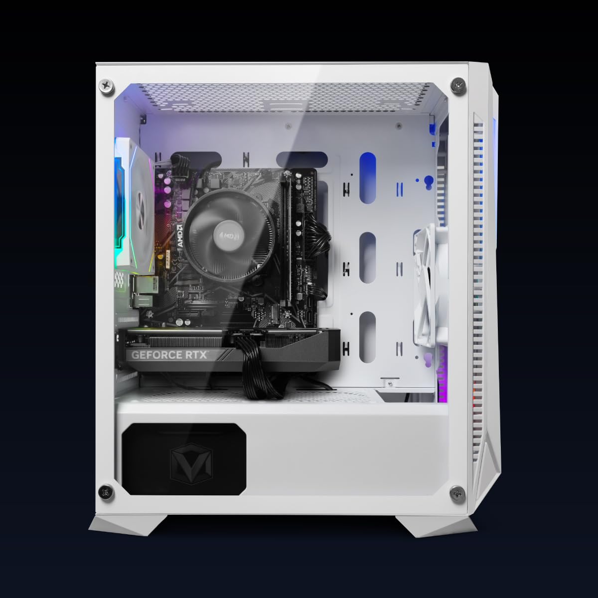 Vibox Gaming PC - AMD Ryzen 5 5500, AMD Radeon RX 9070 12GB, 16GB RAM, 1TB SSD, Windows 11, WiFi 6 + Bluetooth 5.4