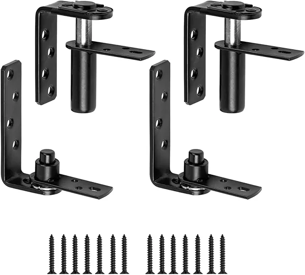 BEIYUANYA 2Pack Bar Rebound Door Hinge Heavy Saloon Door Hinges Two-Way Free Entry and Exit for Bar, Counter, and Kitche, Spontaneous Rebound, 304 Stainless Steel