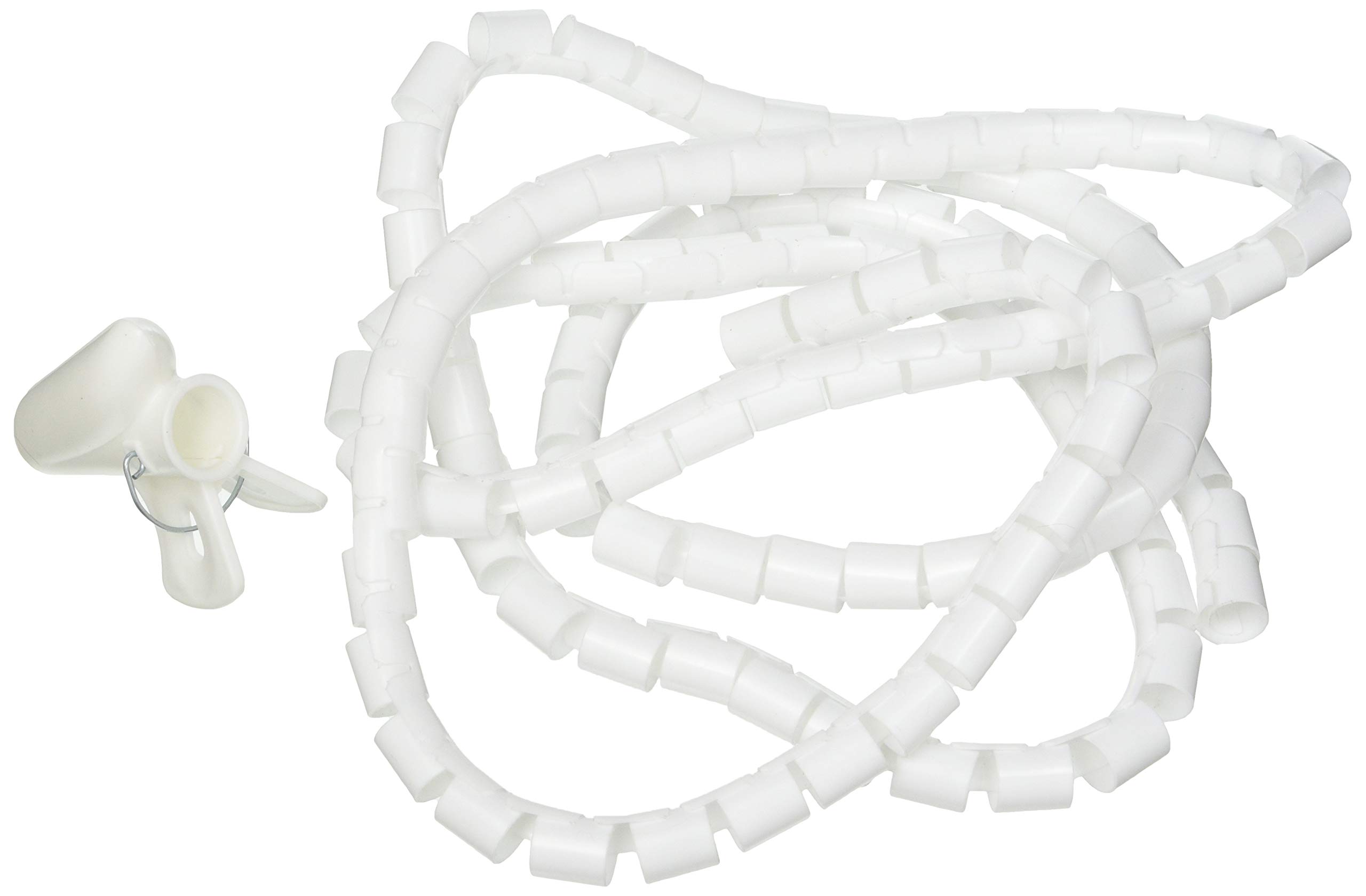 XEN LABSCable Management Sleeve (White & Black) 2M Includes Clip for TV/Computer/Home Entertainment