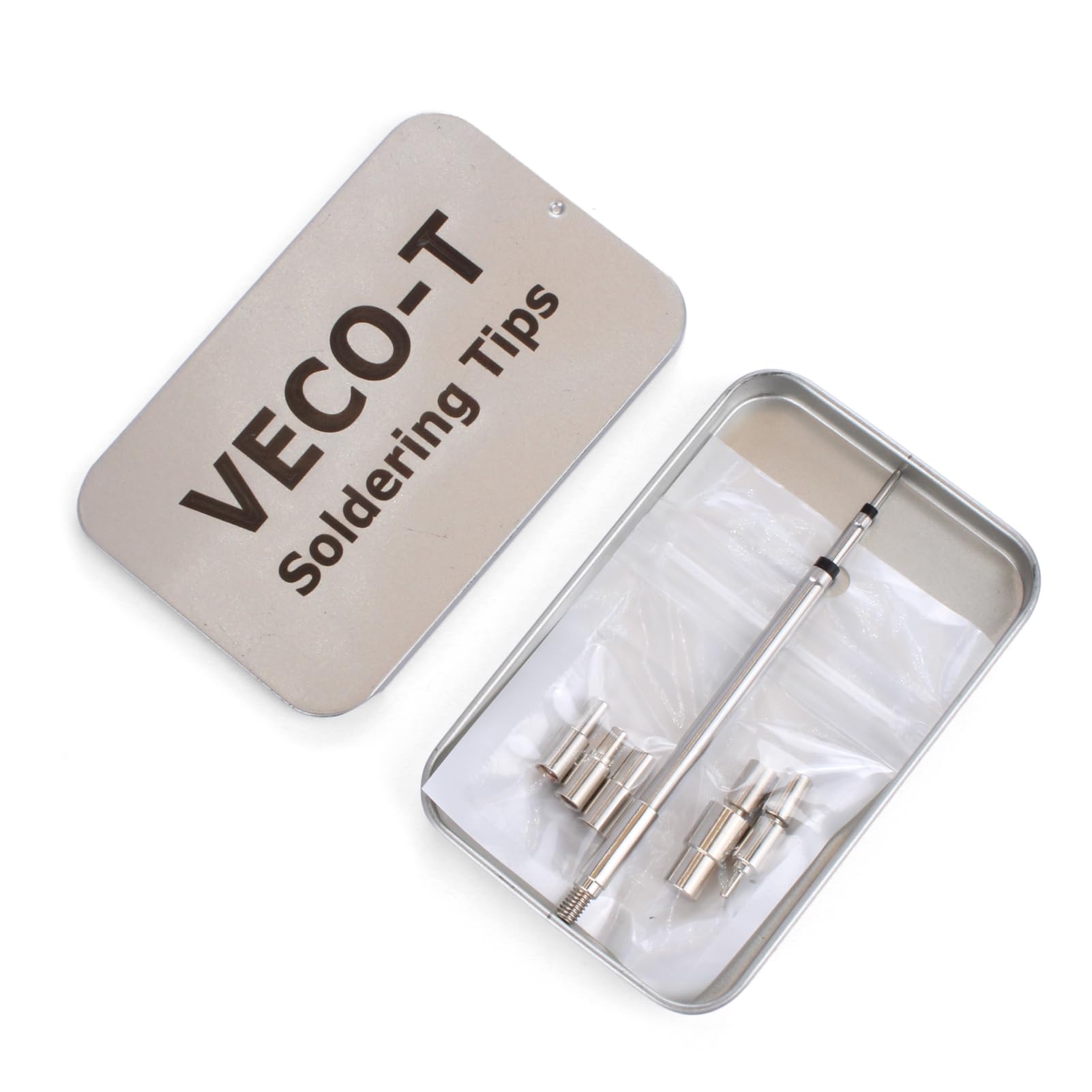 Heat Set Insert Tool, Lötkolbenspitzen mit Gewindeeinsätzen M2 M2,5 M3 M4 M5 M6 M8, kompatibel mit C245 Lötkolben, 3D-Druckwerkzeugen