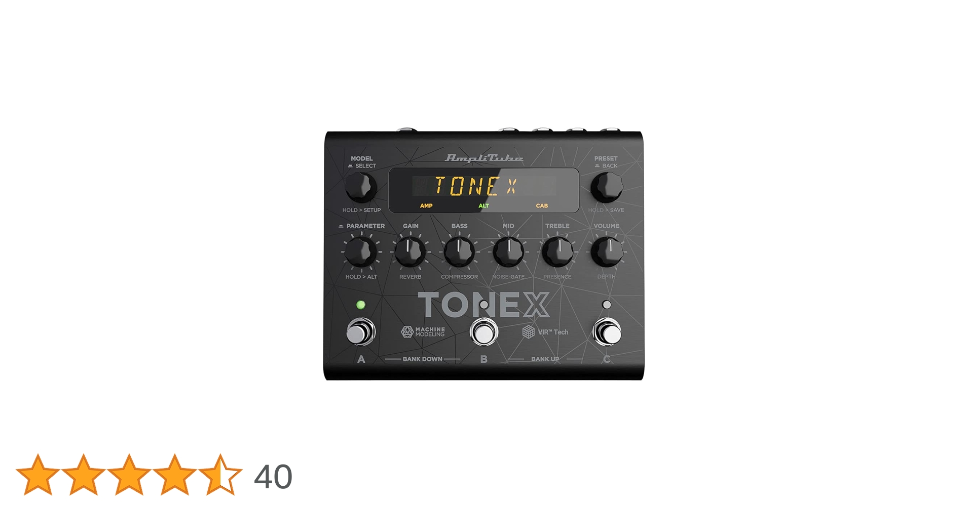 TONEX エフェクトペダル 本体　美品　初期保護フィルム付き TONEX エフェクトペダル 本体 美品 初期保護フィルム付き TONEX