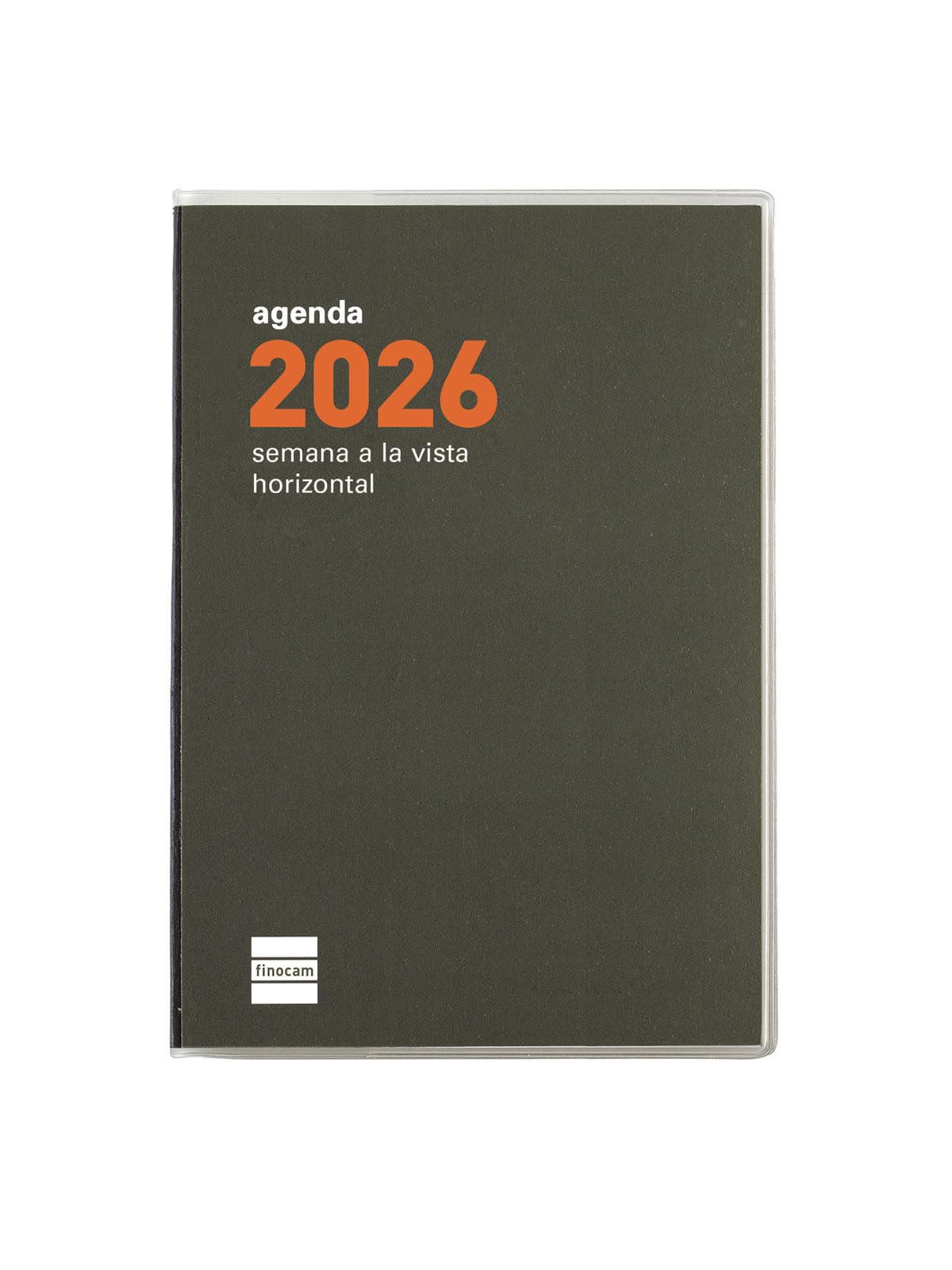 Finocam - Classic Nova 2026 Diary Week to View Horizontal January 2026 - December 2026 (12 months) Catalan Blue