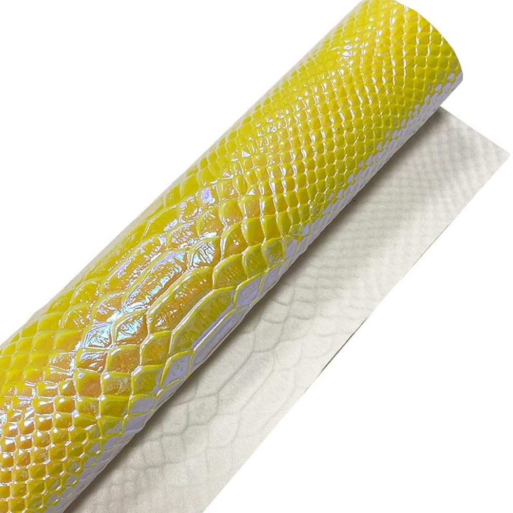 Wambere 5 unidades, tamaño 30 x 135 cm, piel sintética, piel sintética de poliuretano, multicolor, arcos de piel sintética con diseño de serpiente, para pendientes, lazos para el pelo y proyectos de