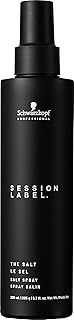 Schwarzkopf Session Label The Salt, Texturizing Sea Salt Spray | Beachy Waves Salt Spray for Wavy Hair - Sea Salt Spray for Men and Women