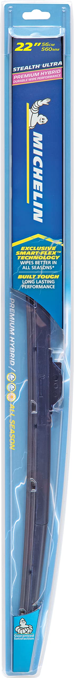 Photo 1 of Michelin 8522 Stealth Ultra Windshield Wiper Blade with Smart Technology, 22" (Pack of 1)