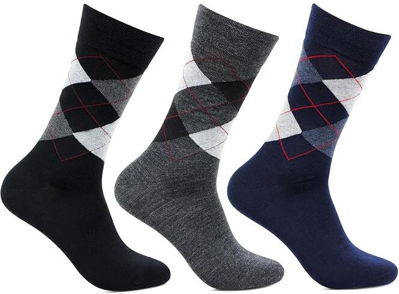Men Calf Length Socks Pack Of 3-image-33