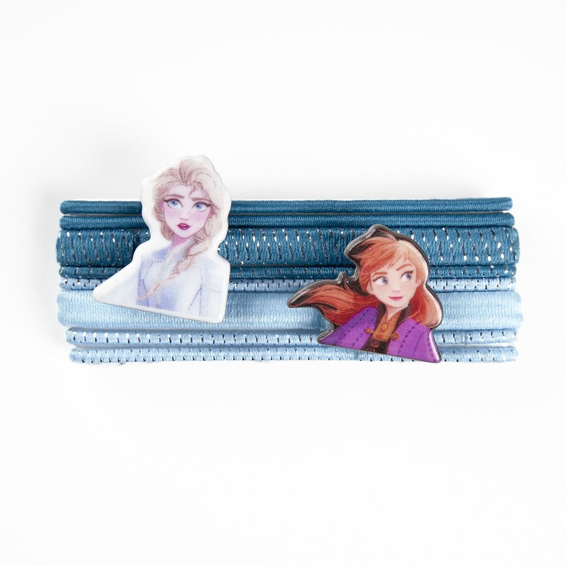 CERDÁ LIFE'S LITTLE MOMENTS Set de Accesorios de Frozen - 8 Coleteros para el Pelo - Color Azul