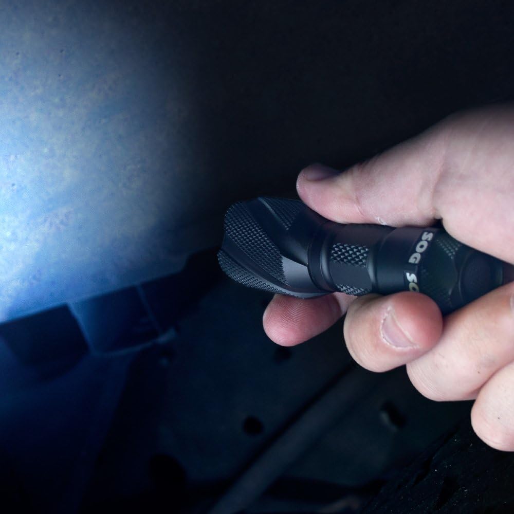 SOG Dark Energy Flashlight DE-01-188 Lumens, One CR-123A, Annodized Aluminum Body, CREE LED Technology