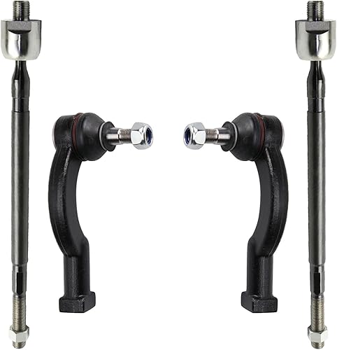 Miniatura 84 de Detroit Axle - Barras de acoplamiento delanteras 4WD para Dodge Dakota 2000-2004 Durango 2000-2003 2 extremos de barra de acoplamiento internos 2