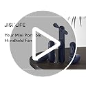 JISULIFE-Portable-Handheld-Fan-Mini-Rechargeable-Hand-Fan-Small-Battery-Operated-14-21hrs-Personal-USB-Foldable-Fan-Pocket-Fan-with-Power-Bank-Flashlight-Gifts-for-WomenGirlsFriends-Blue