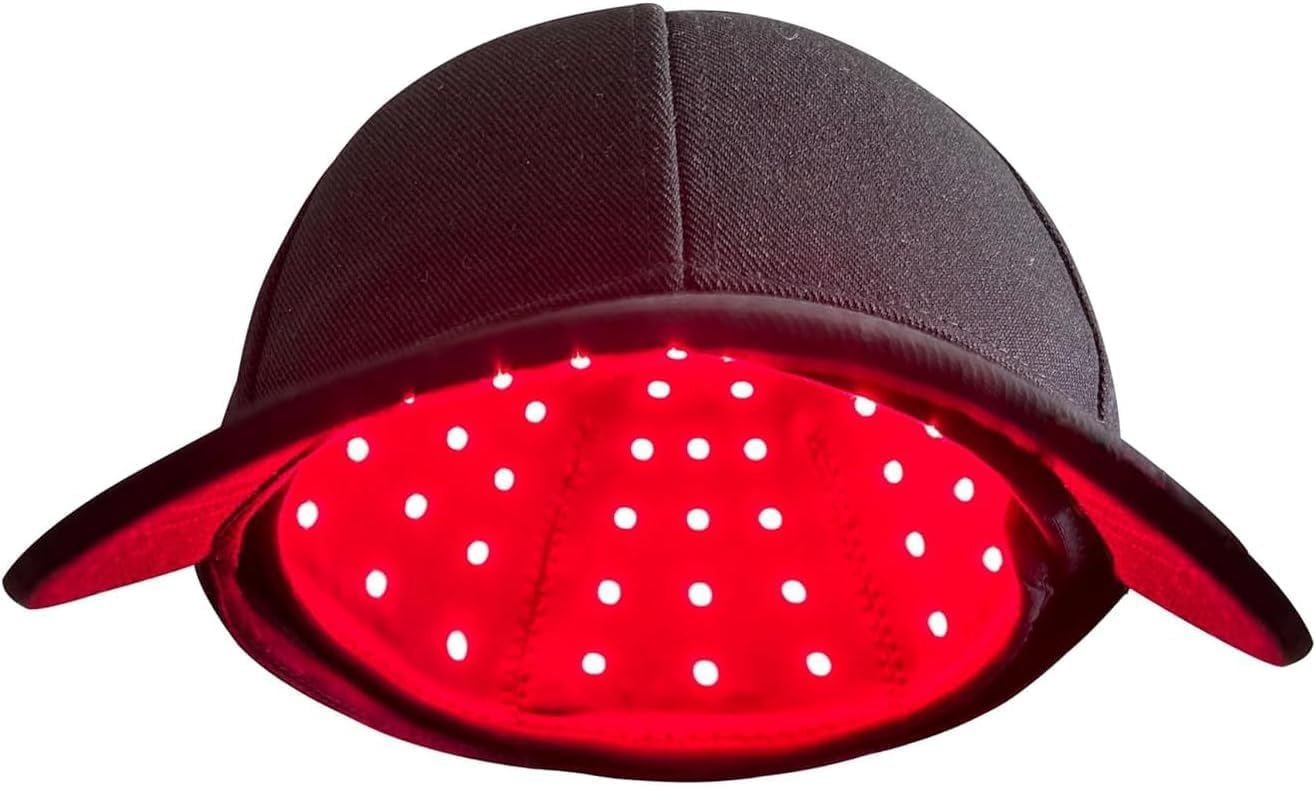 Bonnet de croissance des cheveux, taille réglable, bonnet à lumière rouge, 660 nm + 850 nm, 7 modes