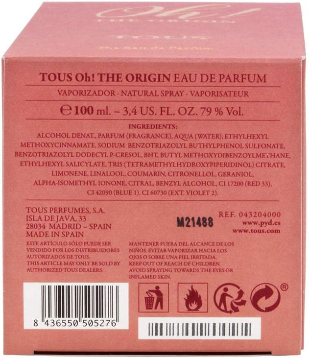 tous oh! the origin woda perfumowana 100 ml     