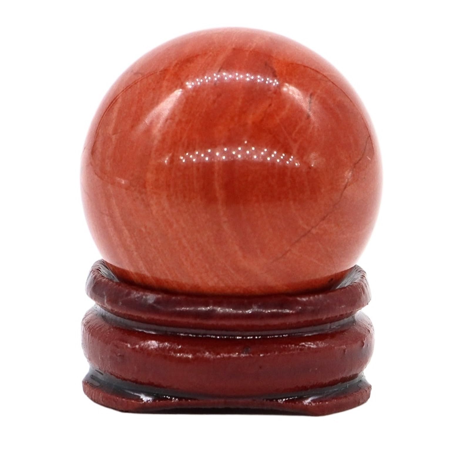 BAYNOPURIN Crystal Sphere 30mm Stone Sphere Quartz Globe Mineral Collection Household Decor