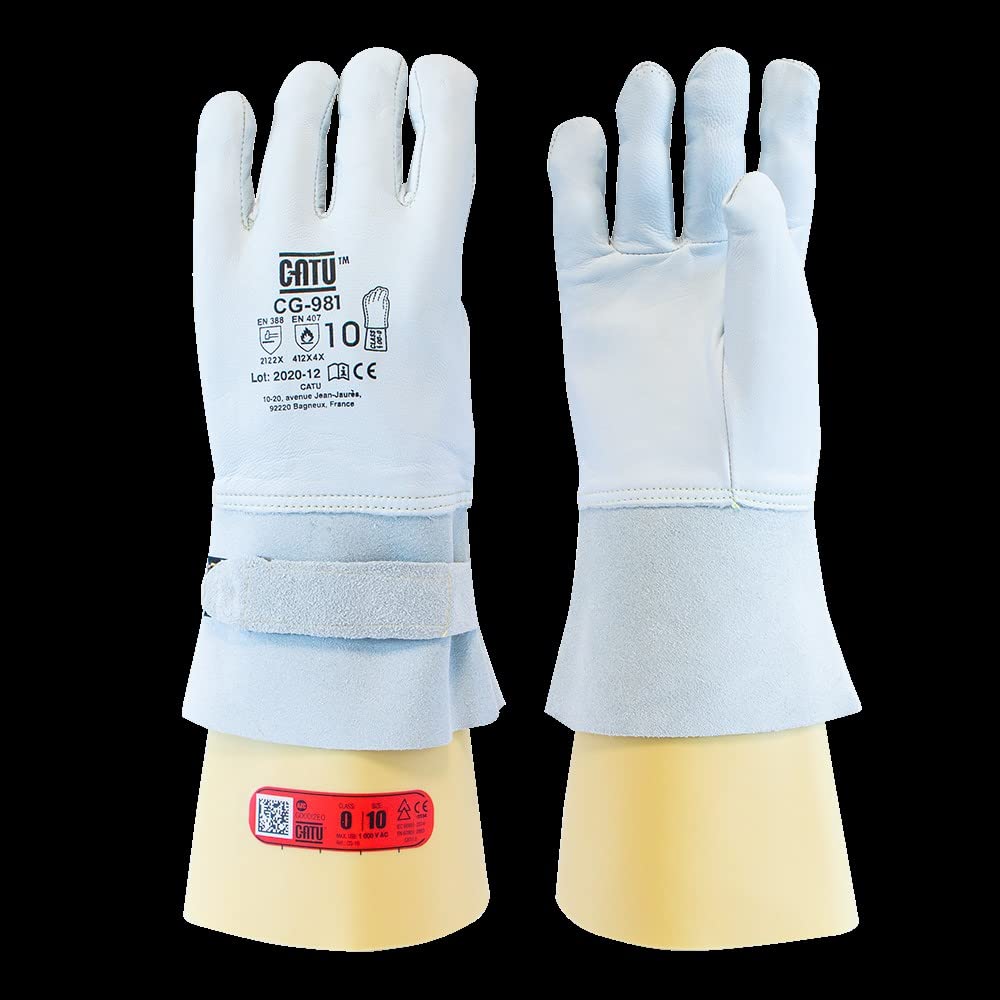 Surgants de piel para guantes aislantes, talla 10