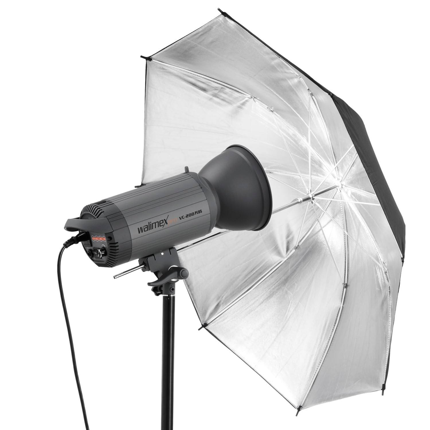Walimex Pro Parapluie reflex noir/argent 2 couches, 109cm
