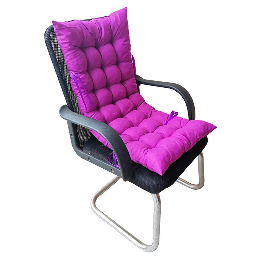Coussin de chaise de jardin à dossier haut rouge 40x90cm pour fauteuil de terrasse extérieur