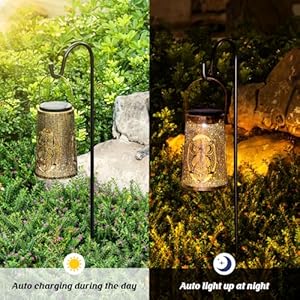 2 pack solar lanterns outdoor waterproof owl decorations garden decor solar lantern outdoor lamp decorative gardenyardpatiolawn porch unique christmas birthday gifts for women momgrandma  urban country home decor